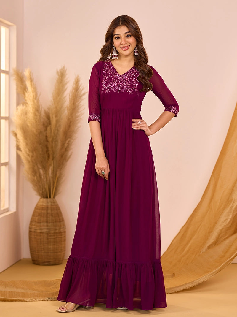 Party Wear Gown for Wedding