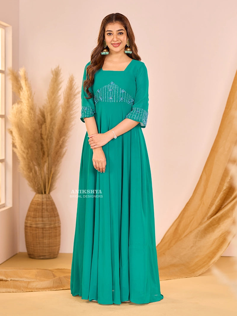 copper sulphate blue dress Dresses | Copper Sulphate Blue Pure Silk Dress