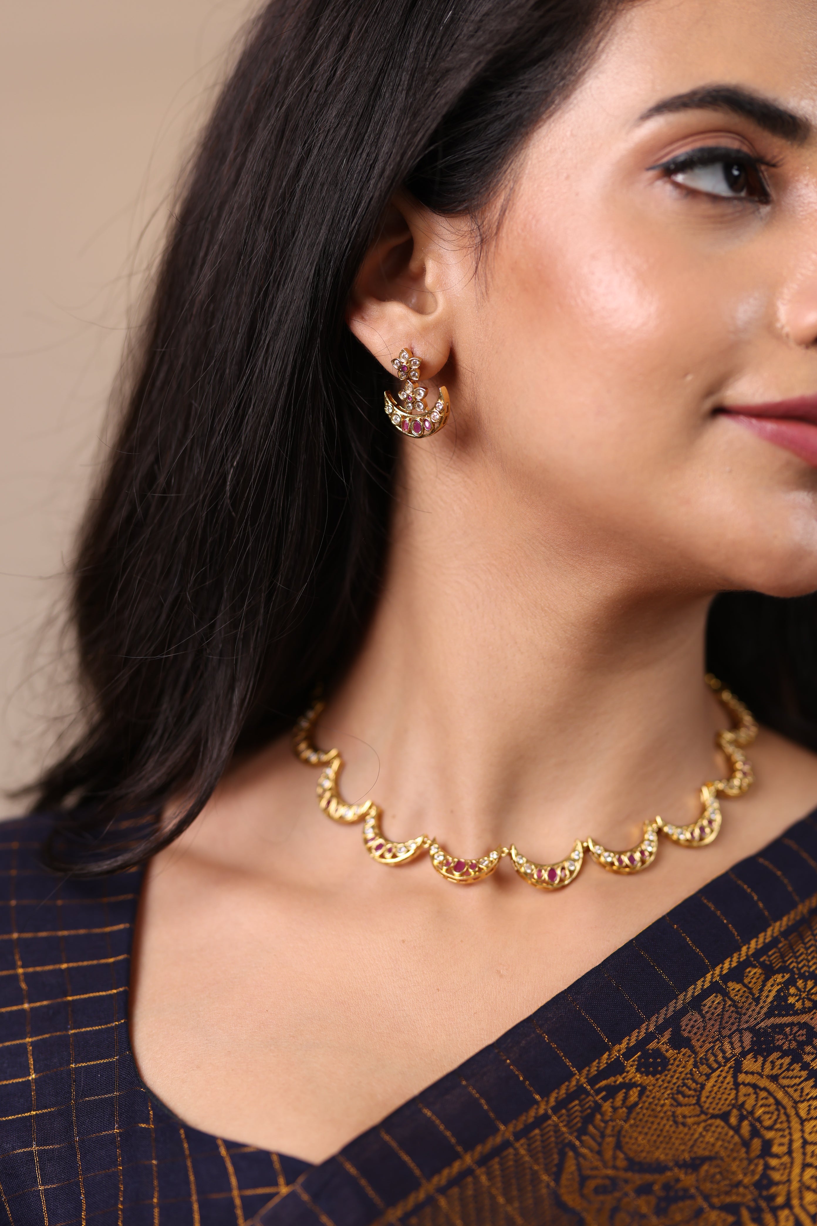 Chandini Half moon necklace