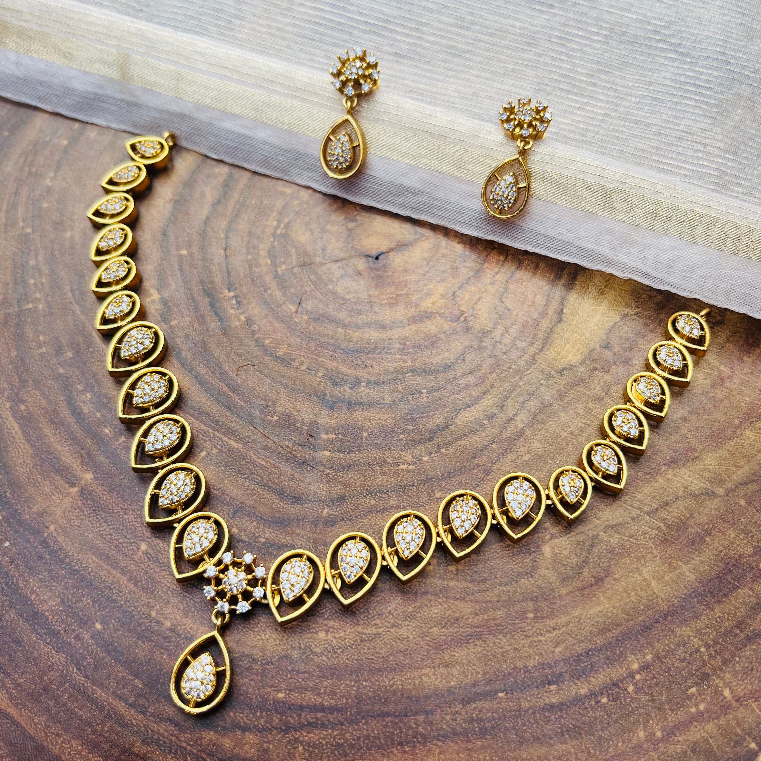 AD Jewellery Set with price