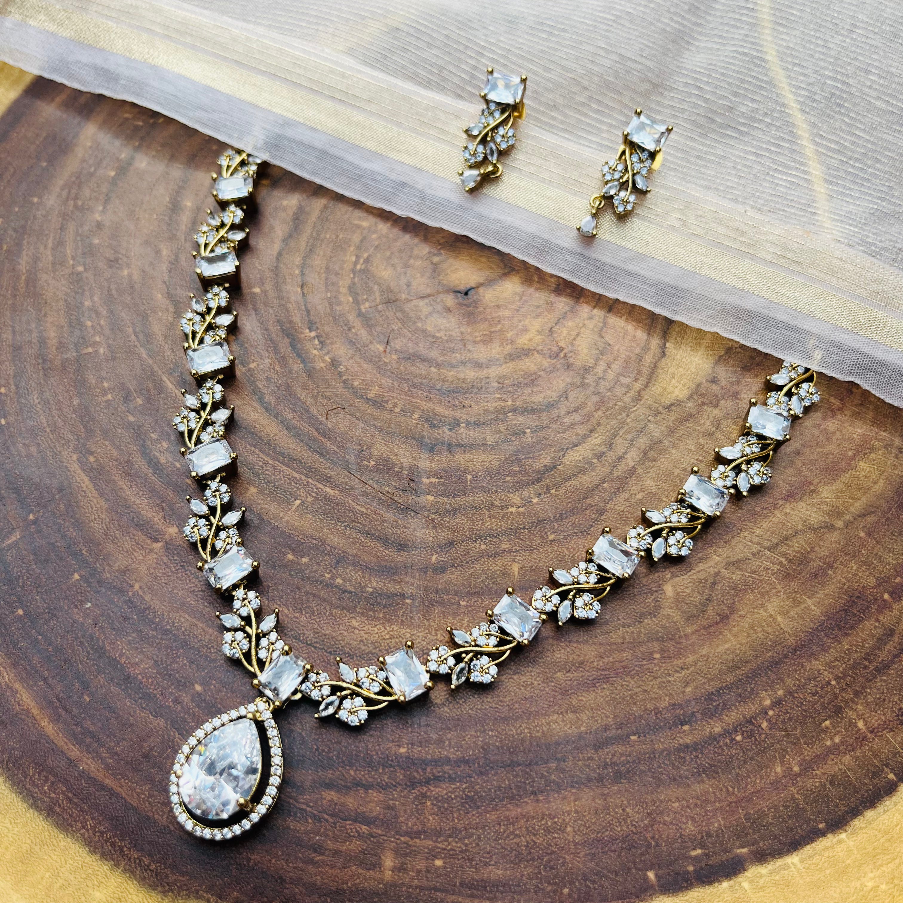 Buy Premium AD Necklace Sets Online in Chennai