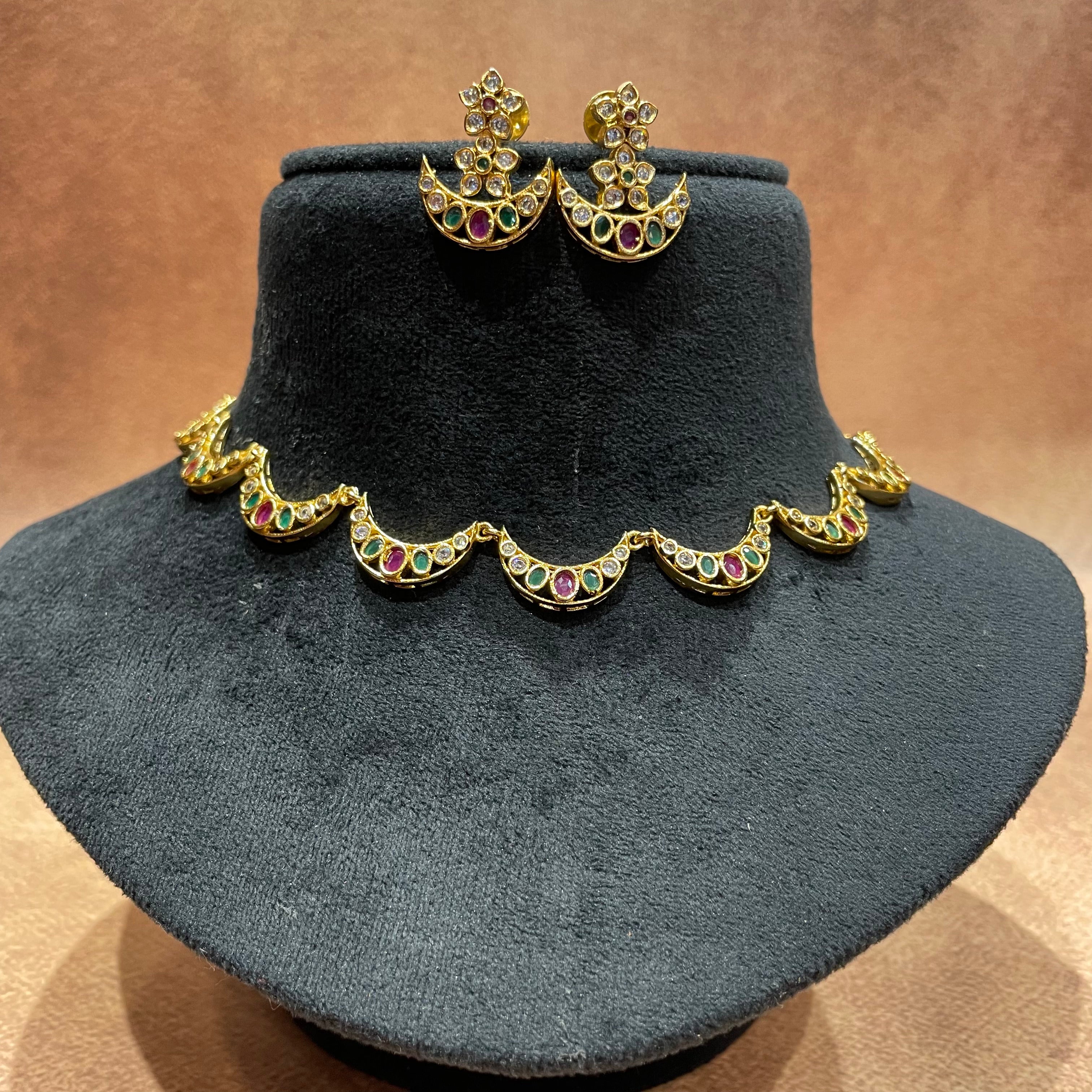 Chandini Multicolor Moon light Necklace