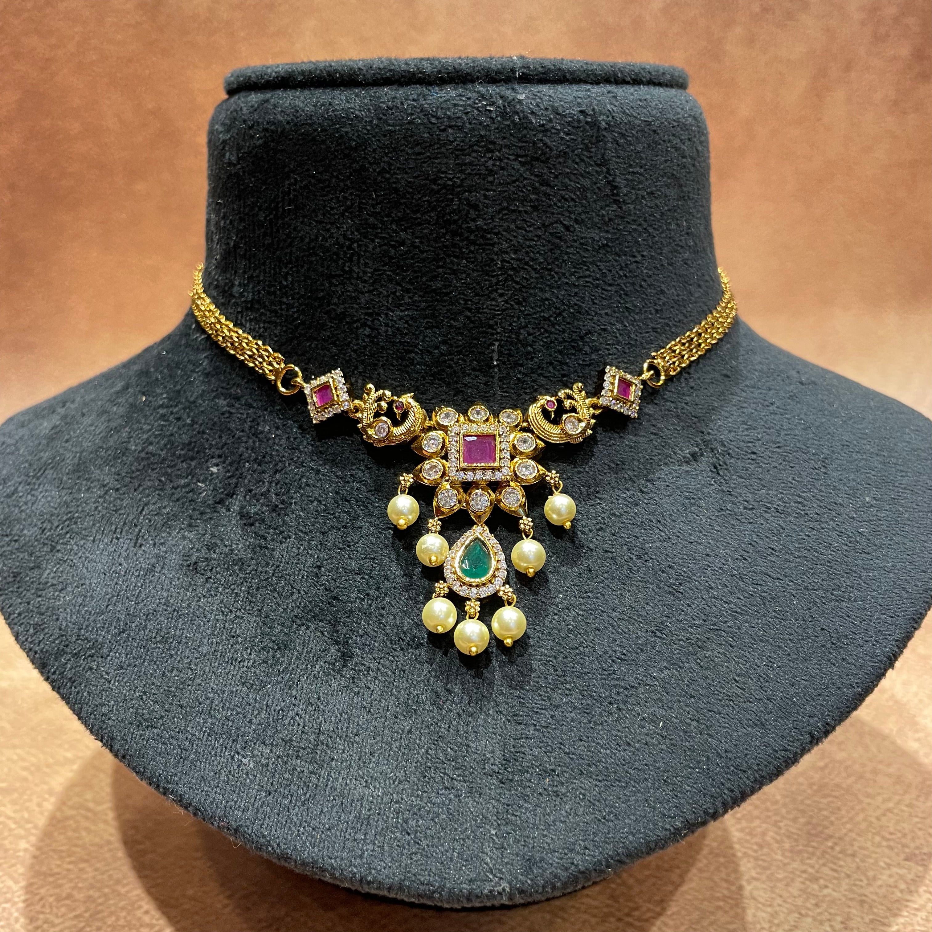 Azura Multicolor Pendant Necklace