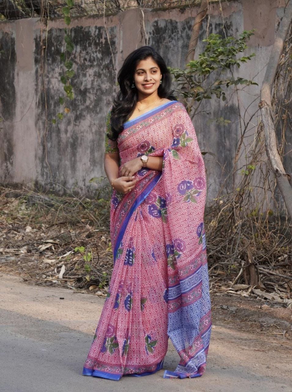 Soft linen saree ABD25AP84