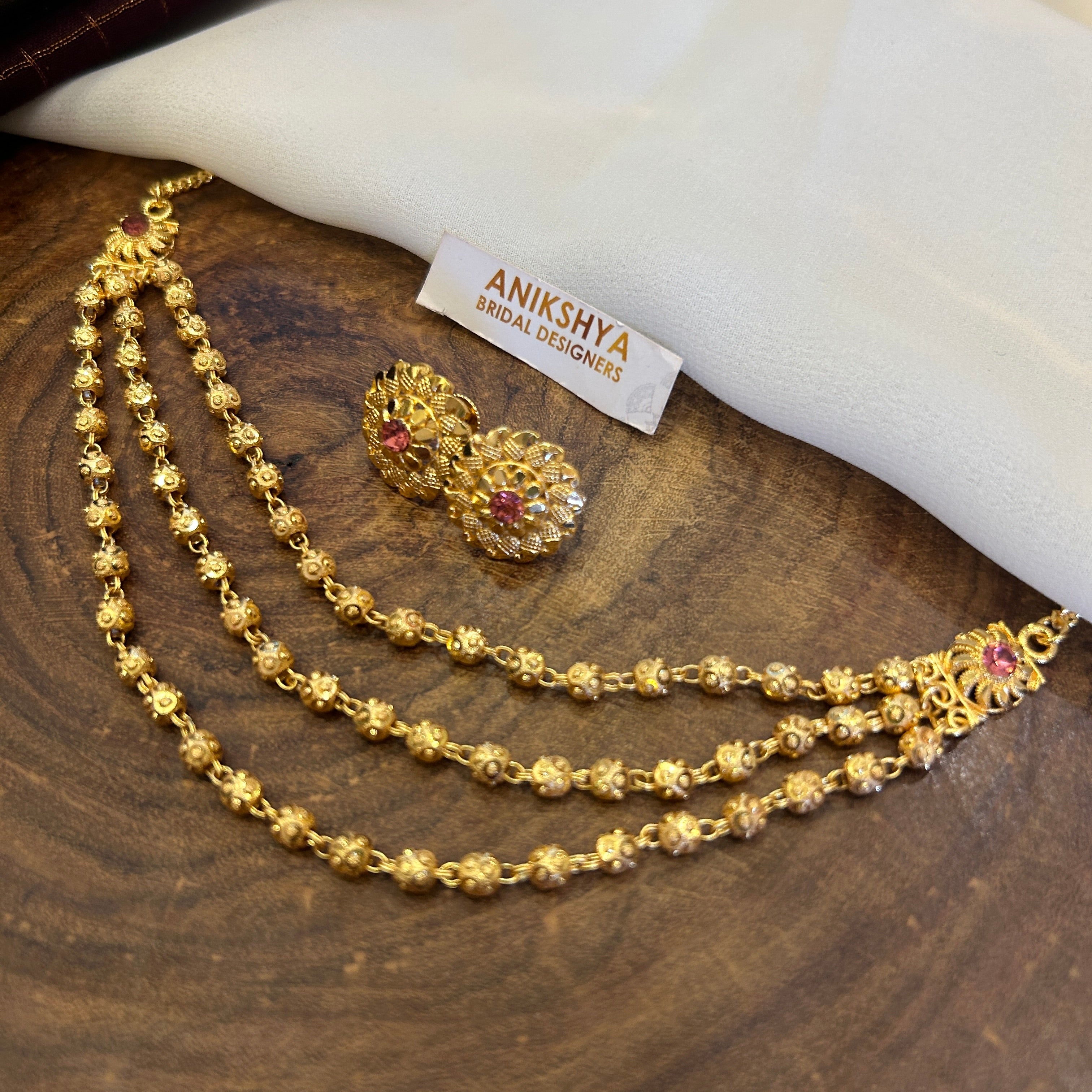 Tanvika multi layer antique necklace