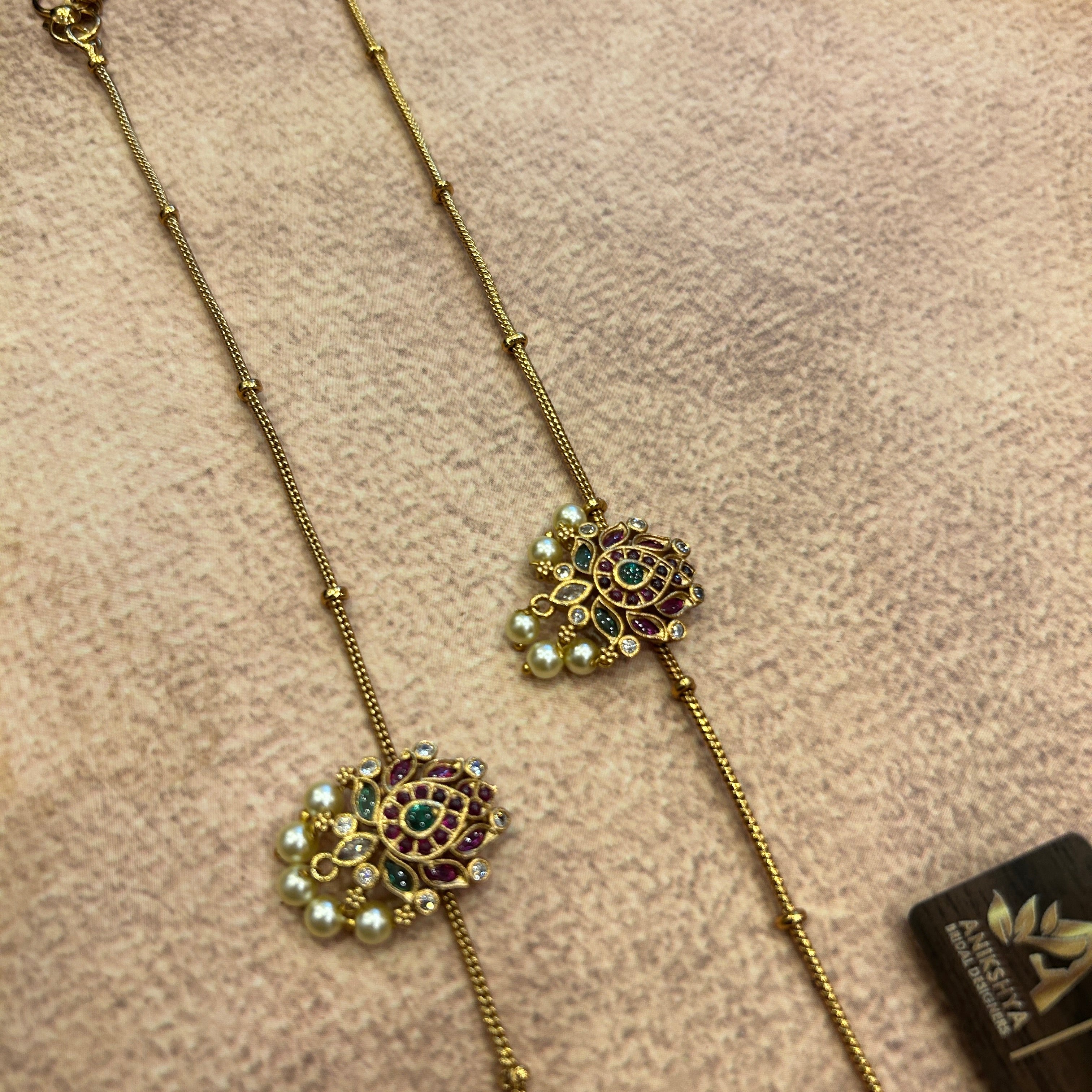 Grace Pearl Drop anklet