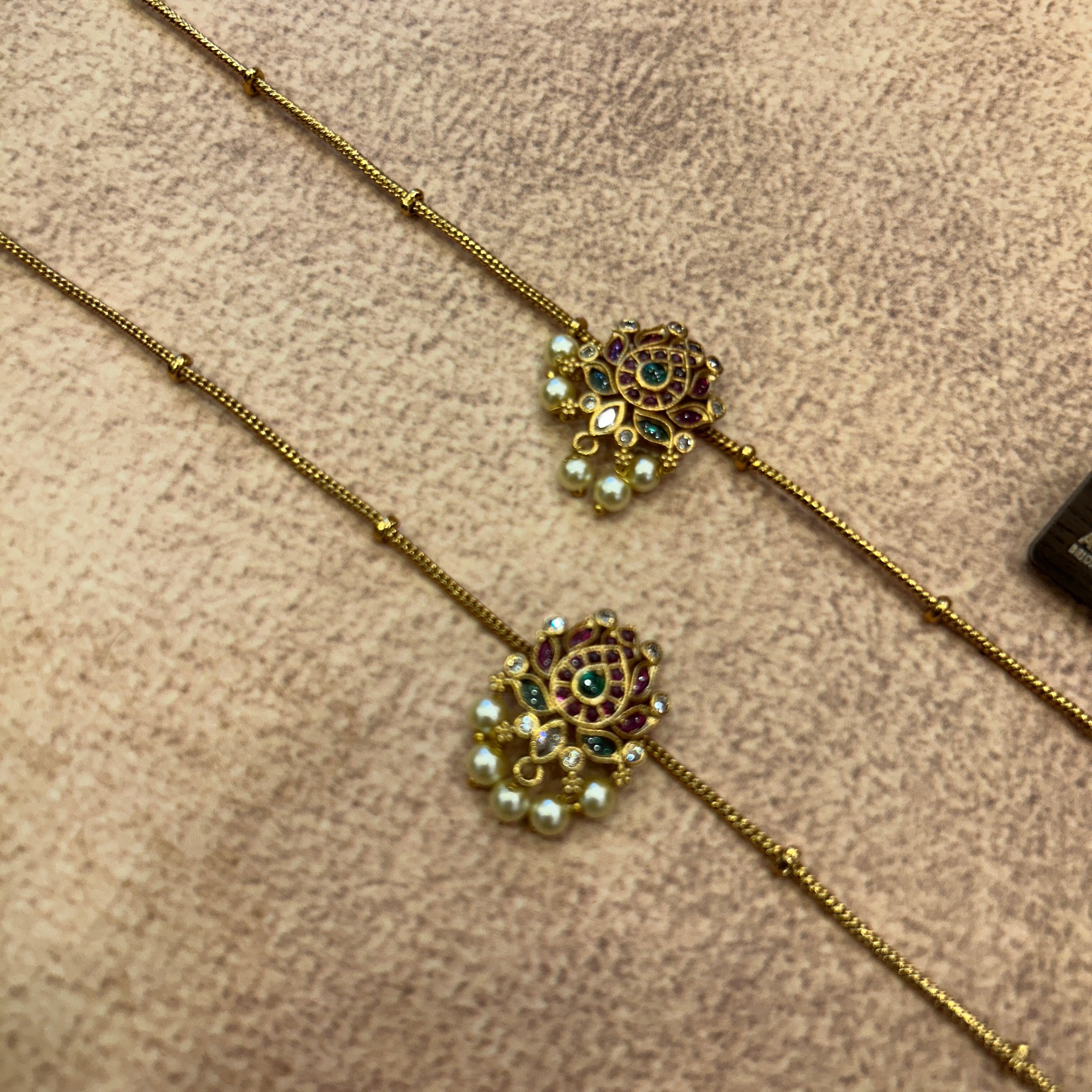 Grace Pearl Drop anklet