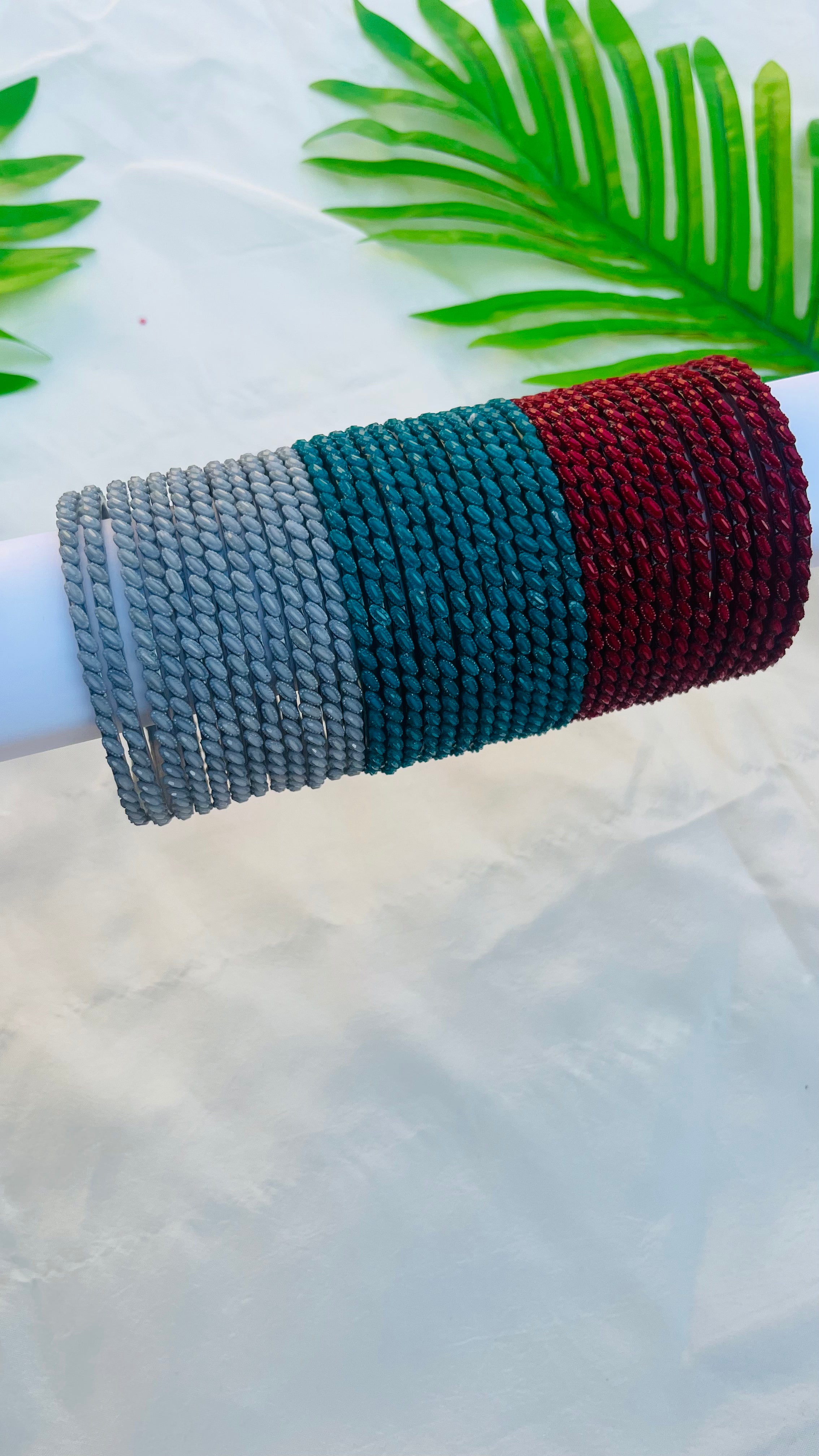 ANIKSHYA GLASS BANGLE COMBO_4 VH063