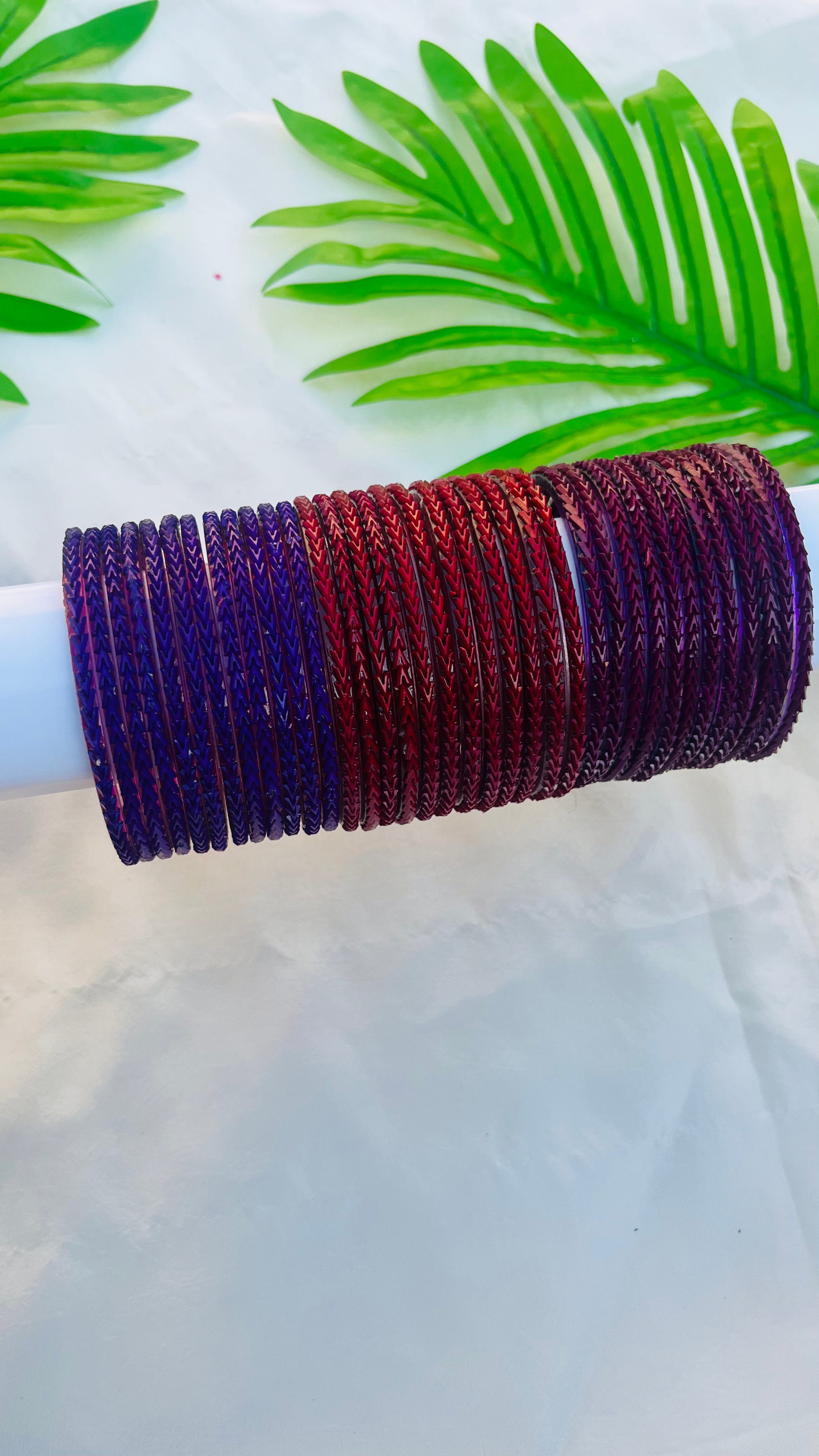 ANIKSHYA GLASS BANGLE COMBO_5 VH064
