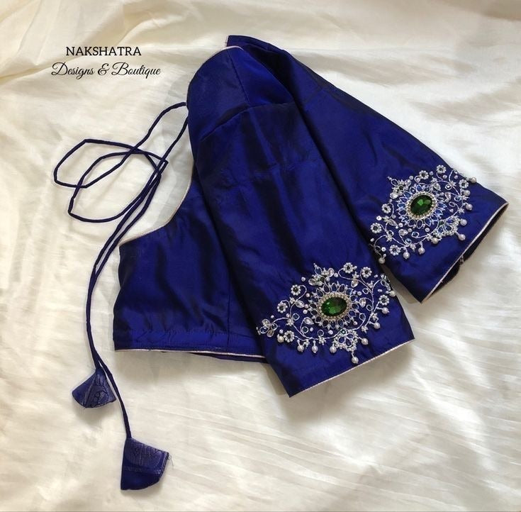 Royal Blue Blouse