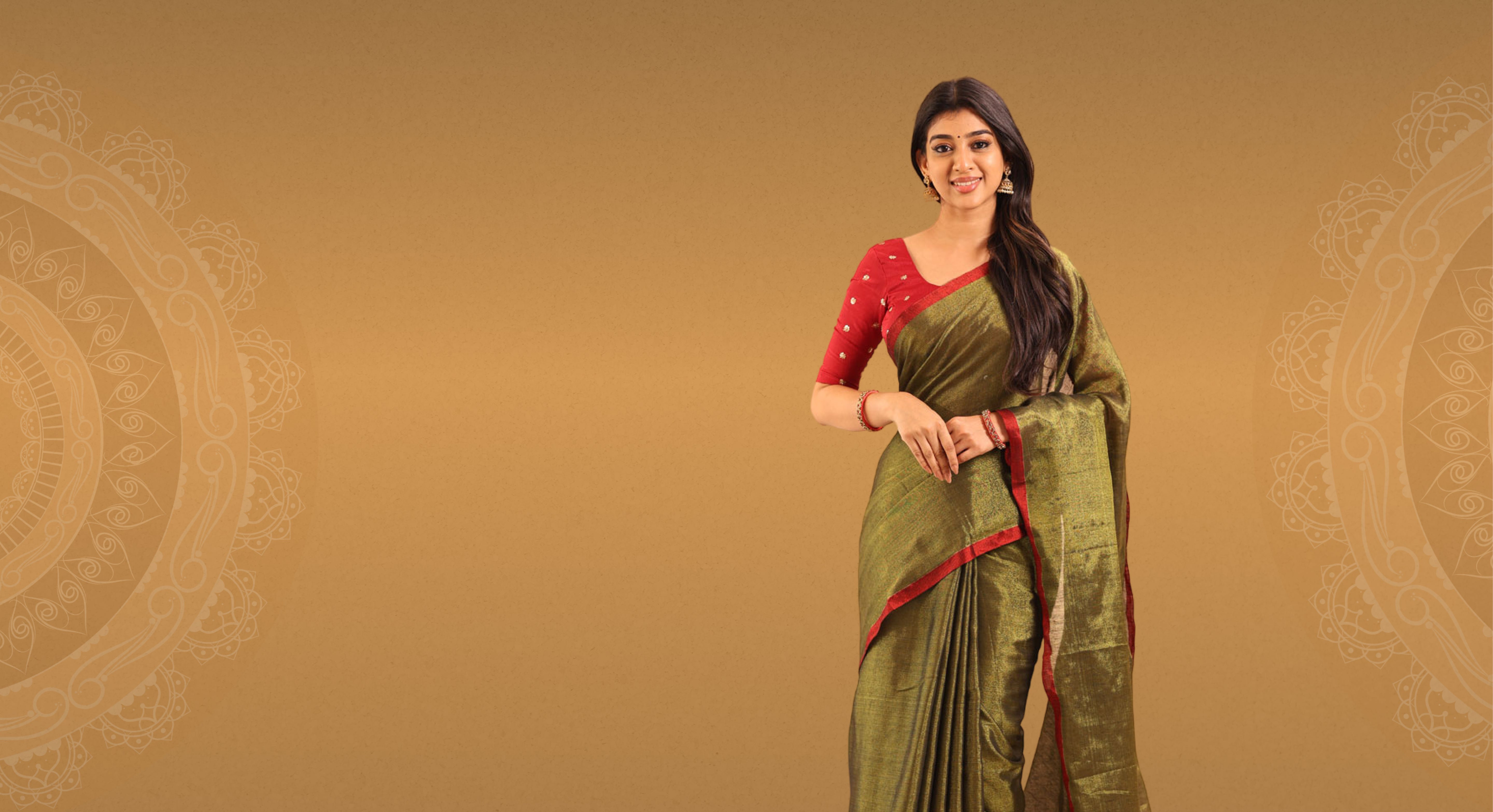 Buy Tissue Sarees Online at Best Price