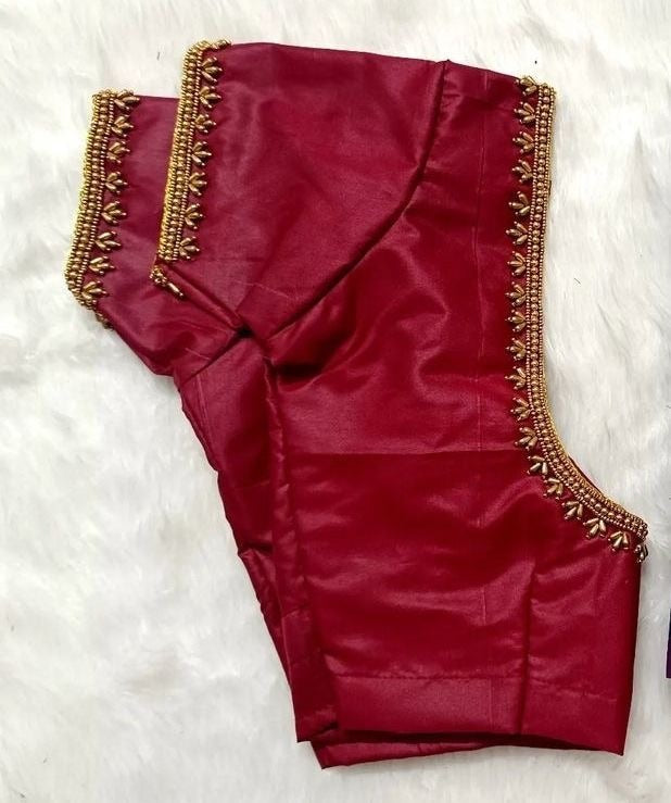 Dark Red Blouse