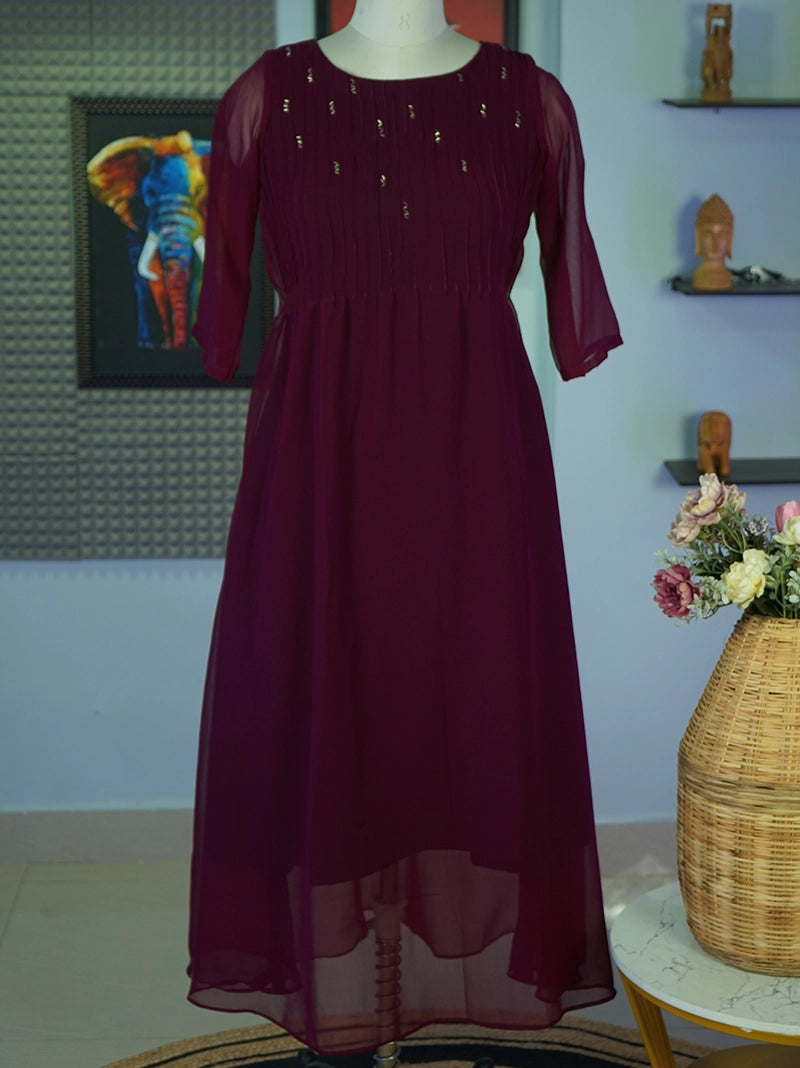 Anikshya Wine Pintec Party wear