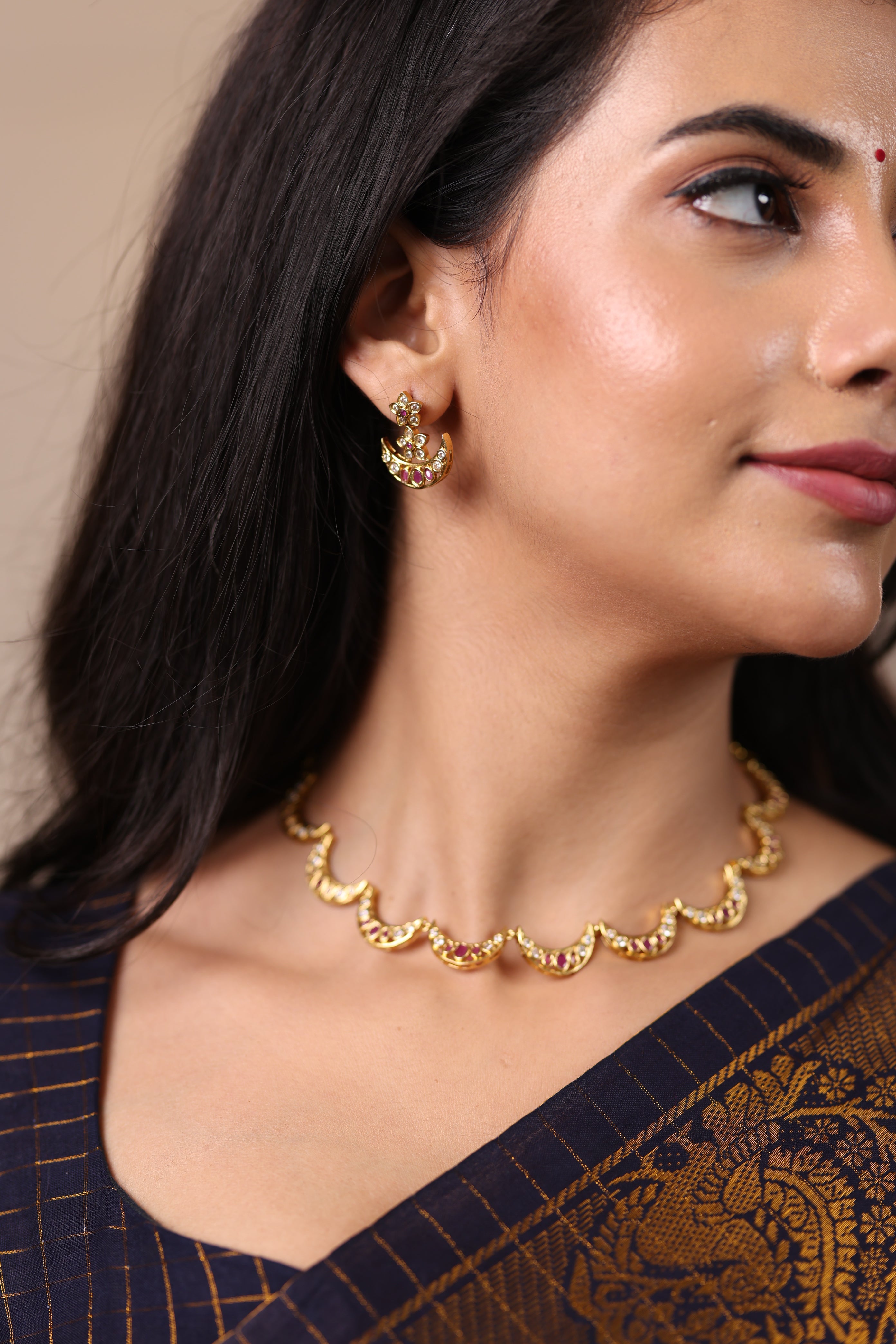 Chandini Half moon necklace