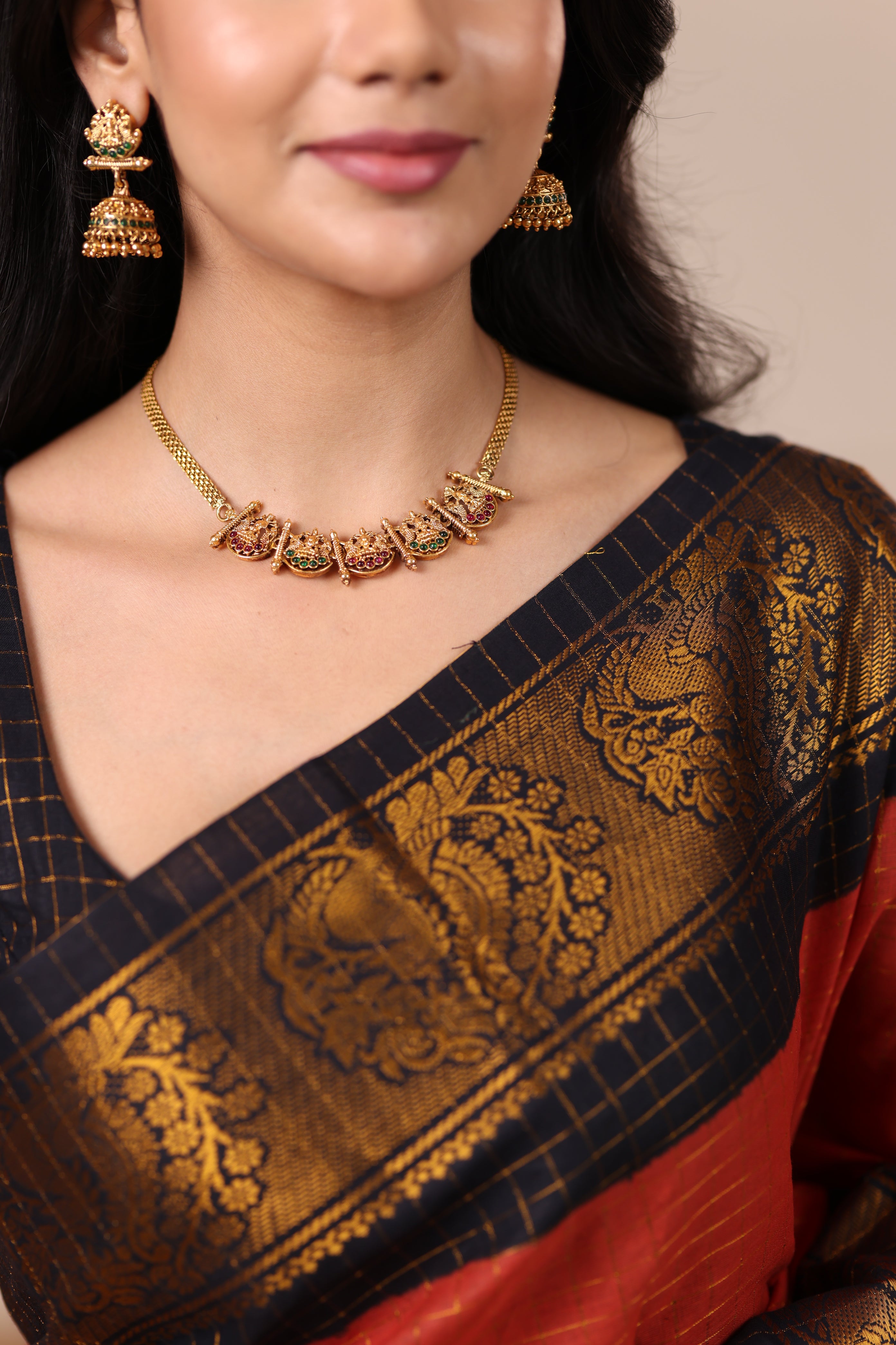 Mia Multicolour Antique Necklace