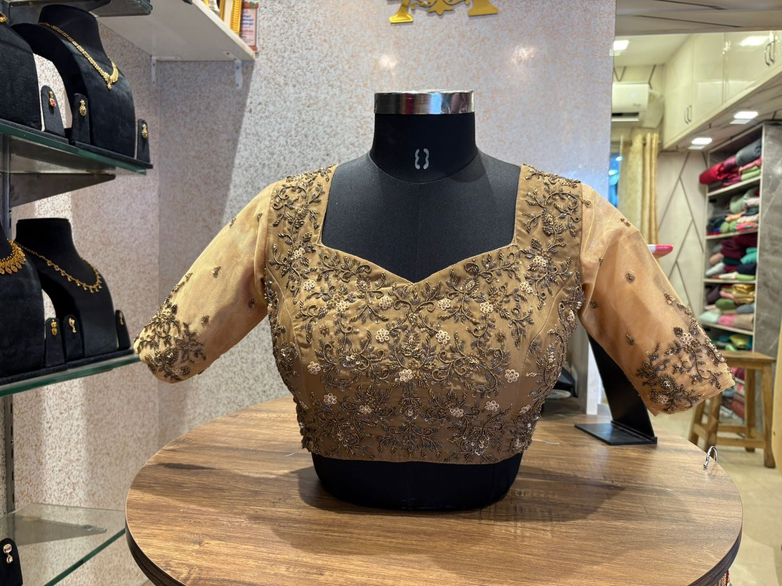 Gold Antique Bridal Blouse