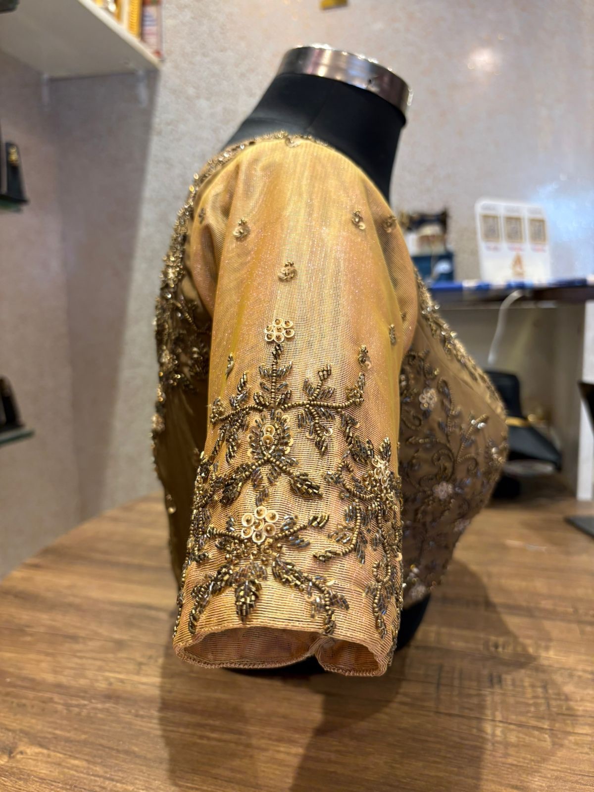 Gold Antique Bridal Blouse