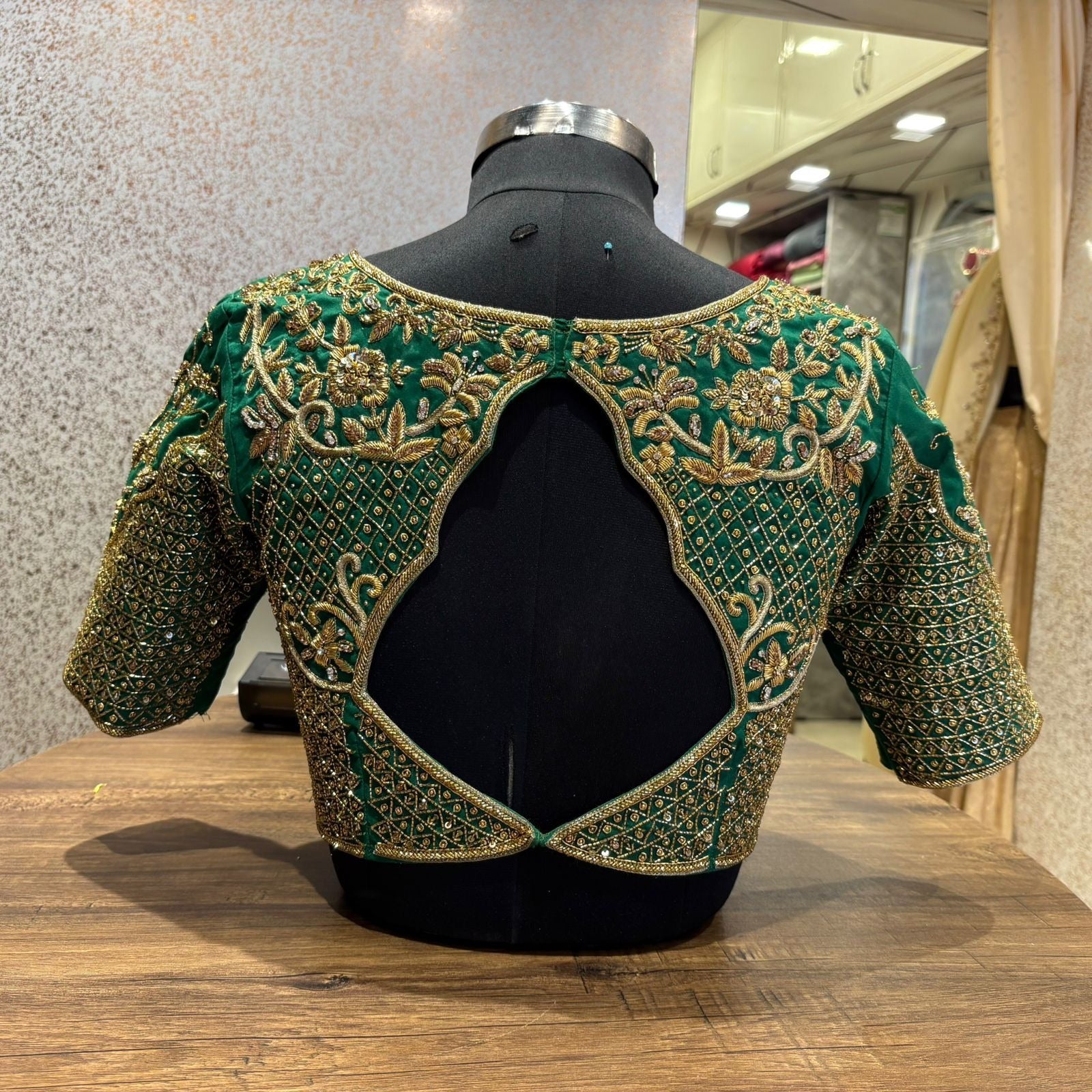 Green Bridal Blouse