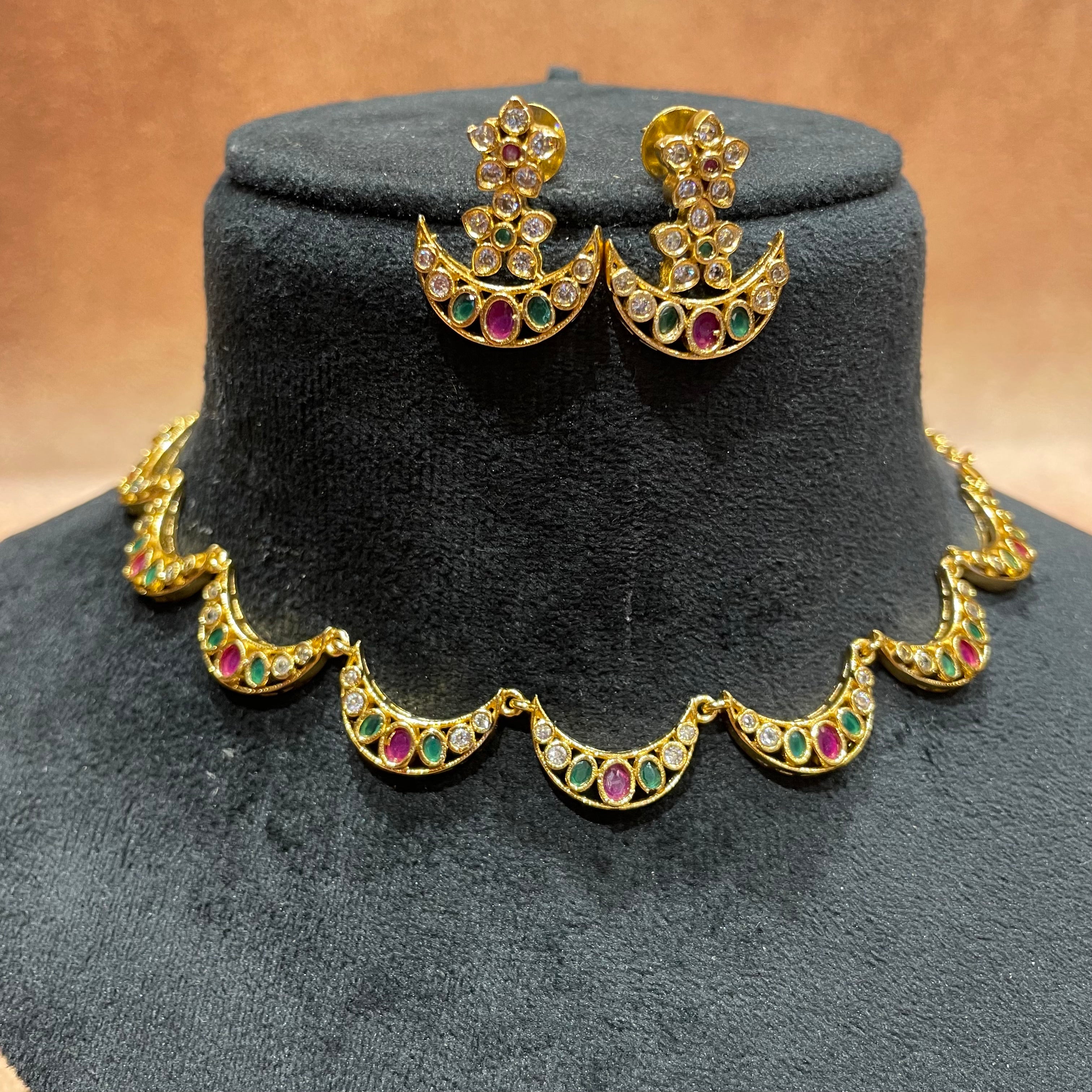 Chandini Multicolor Moon light Necklace