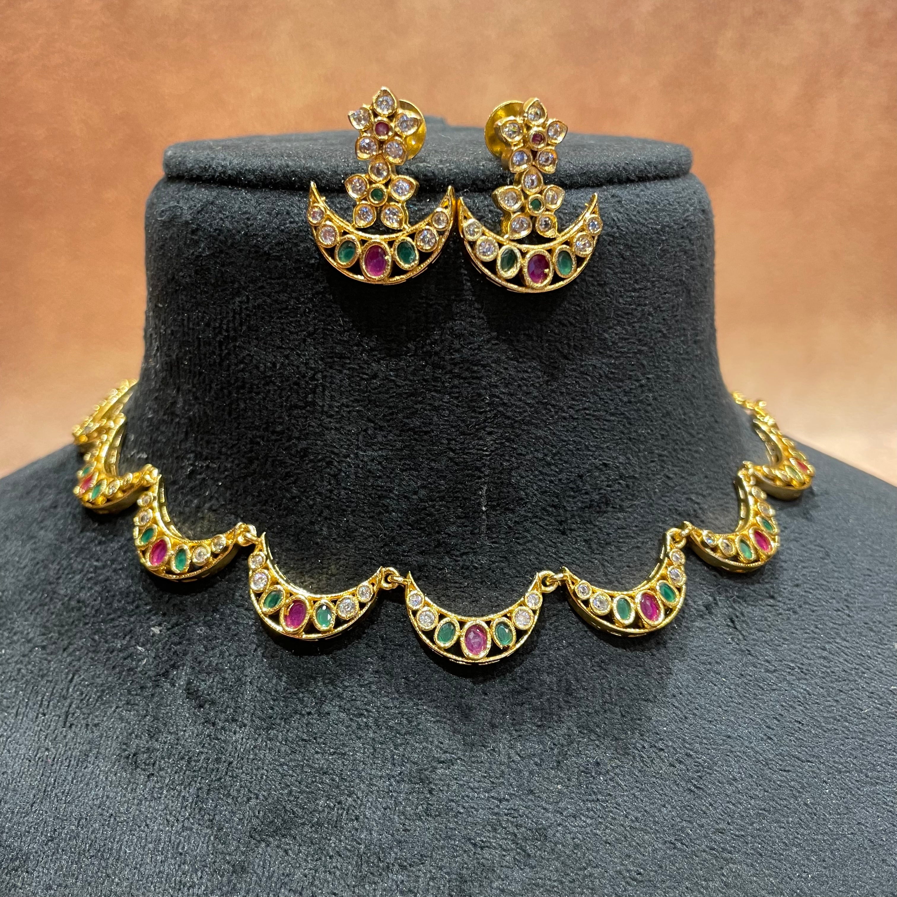 Chandini Multicolor Moon light Necklace