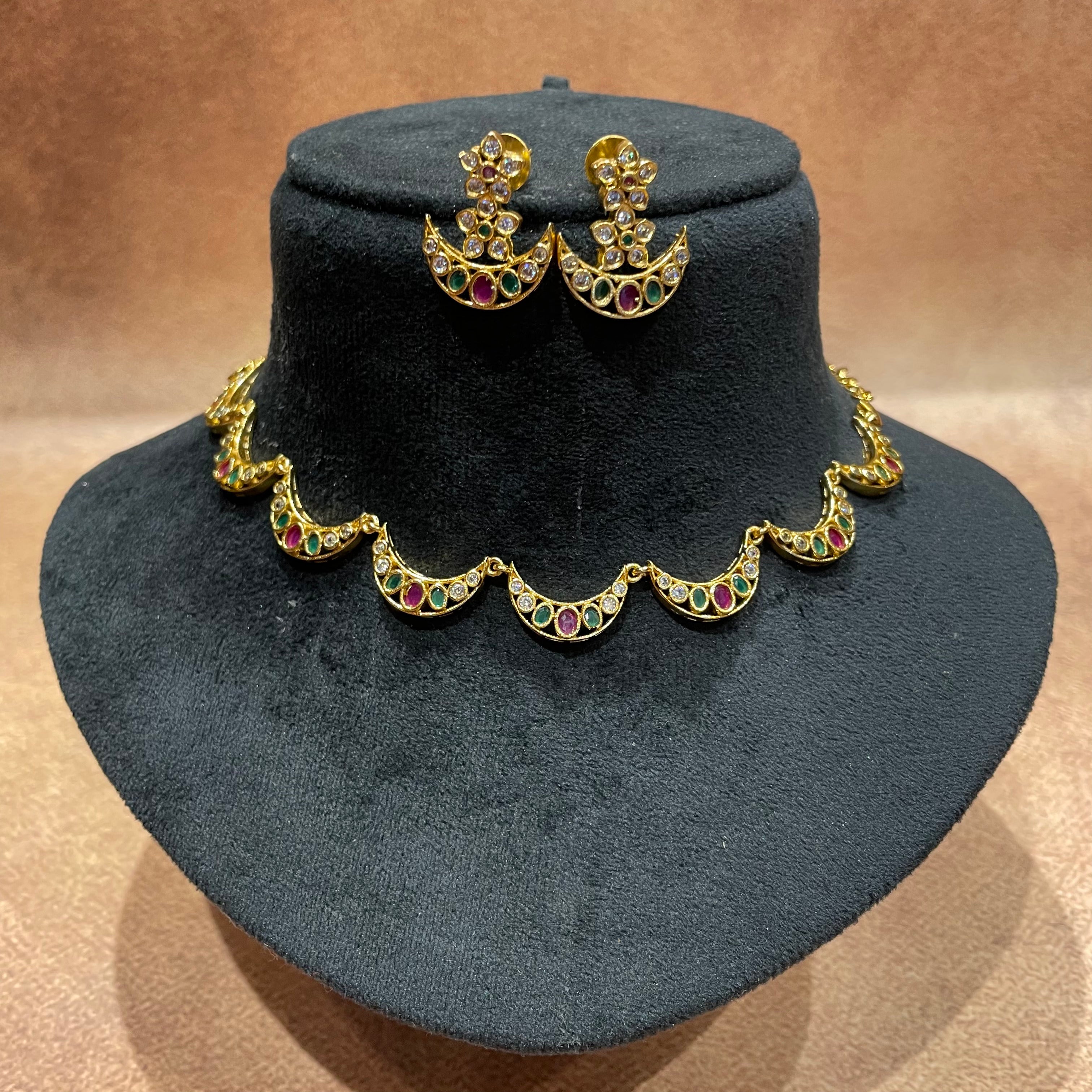 Chandini Multicolor Moon light Necklace