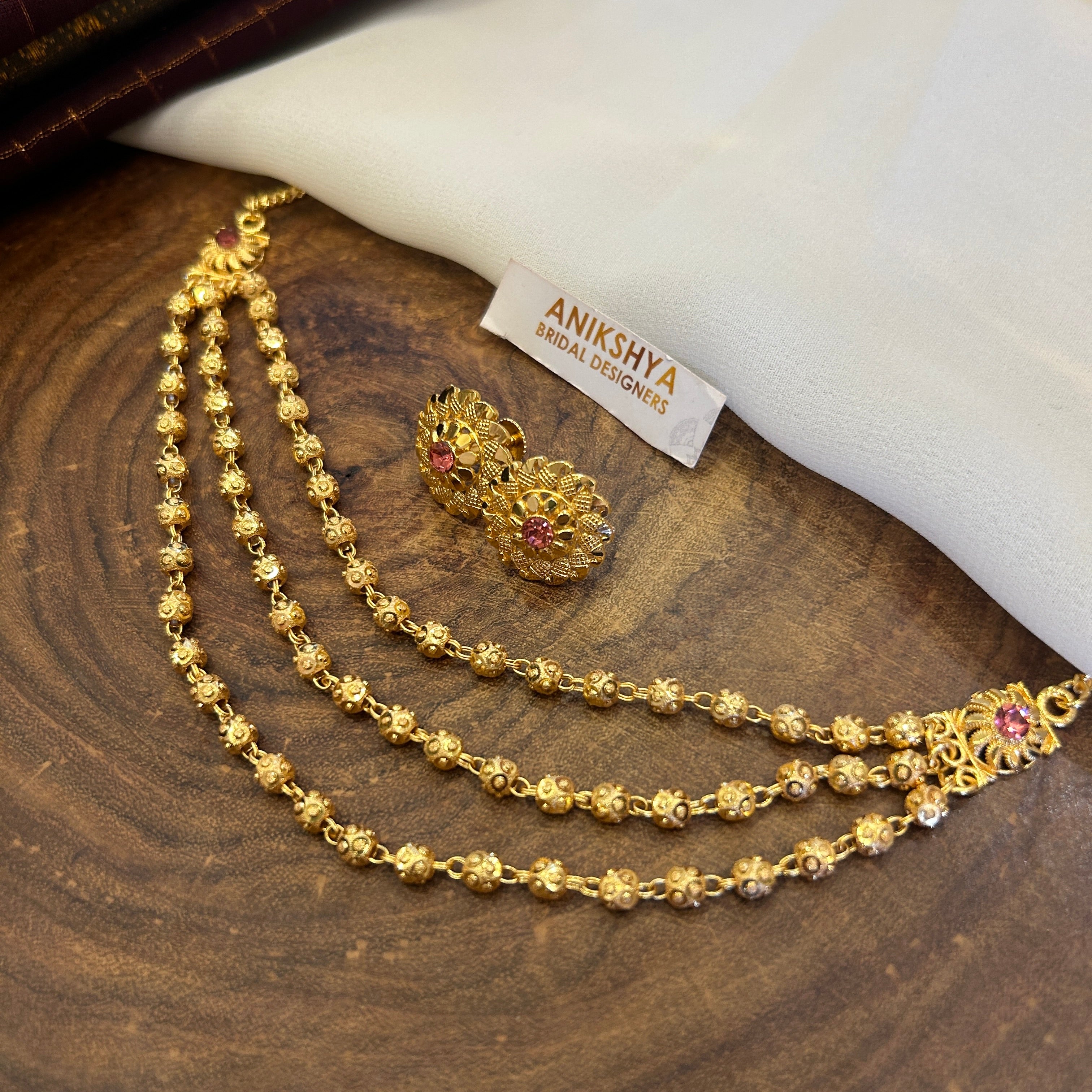 Tanvika multi layer antique necklace