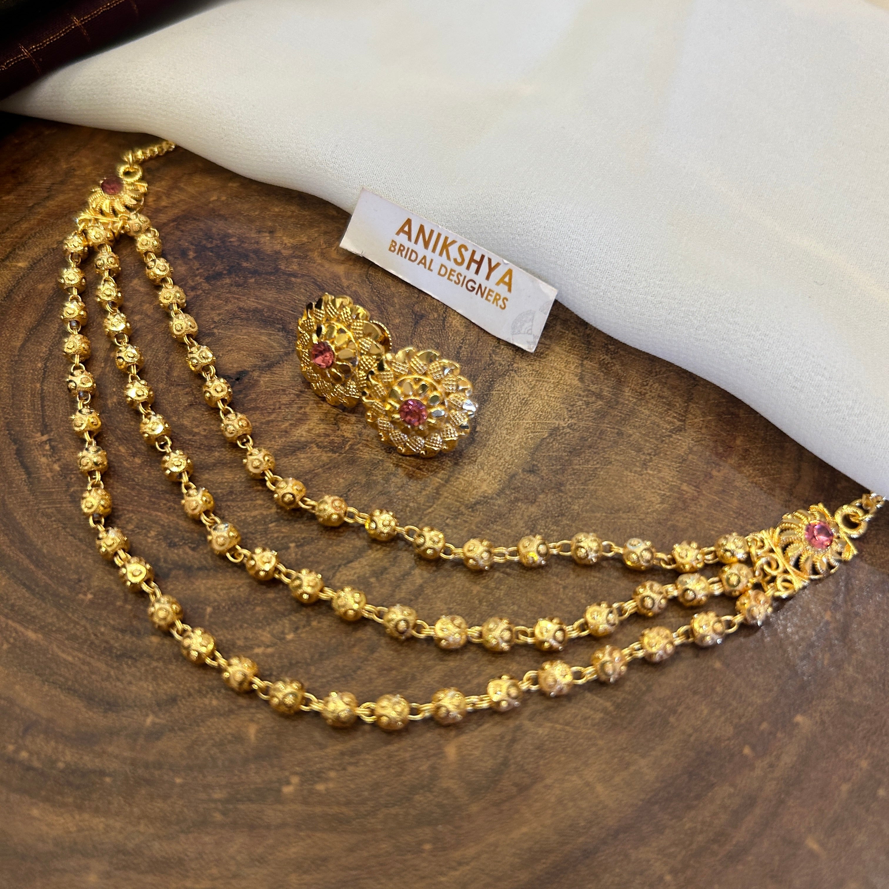 Tanvika multi layer antique necklace