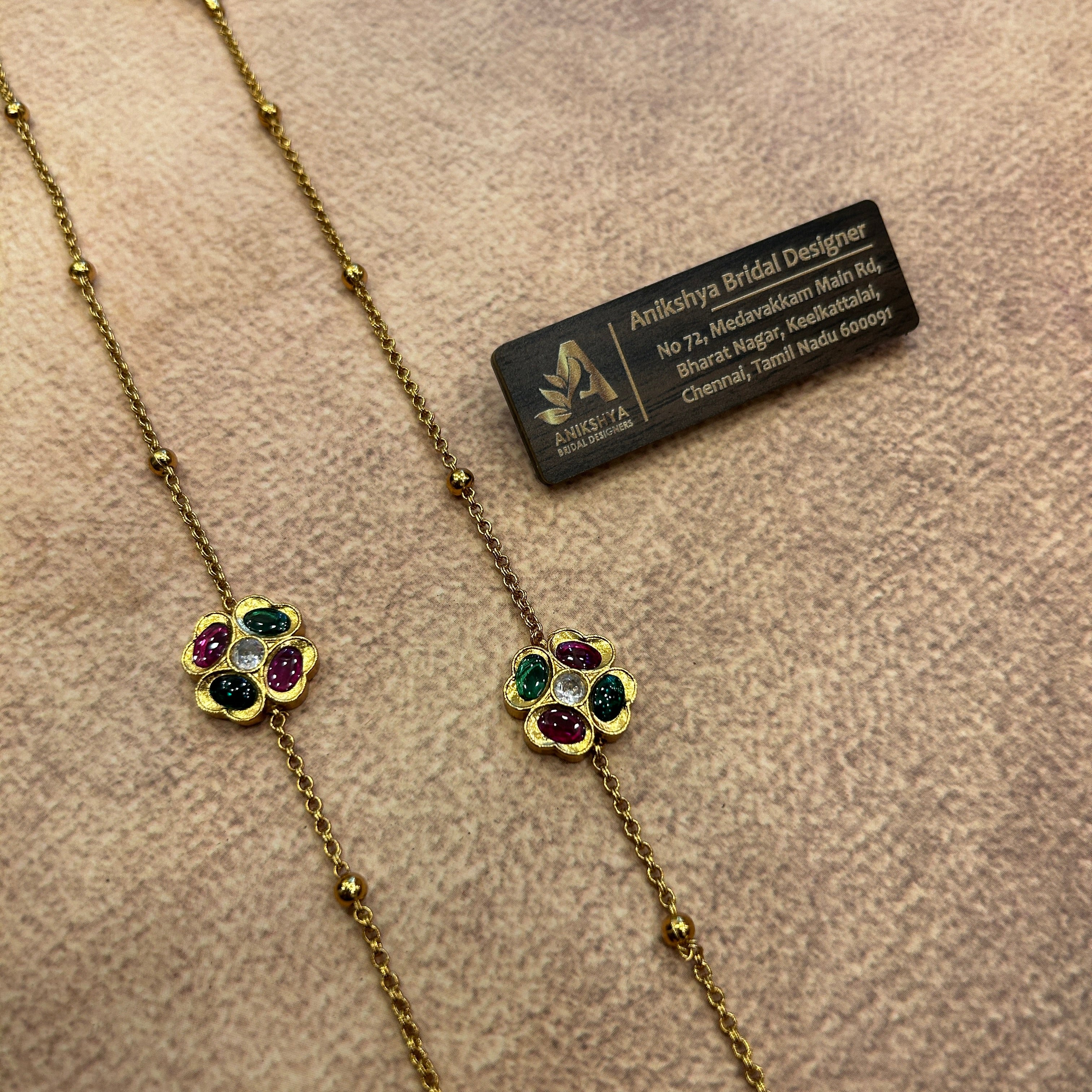 Mithra Multi color Anklet