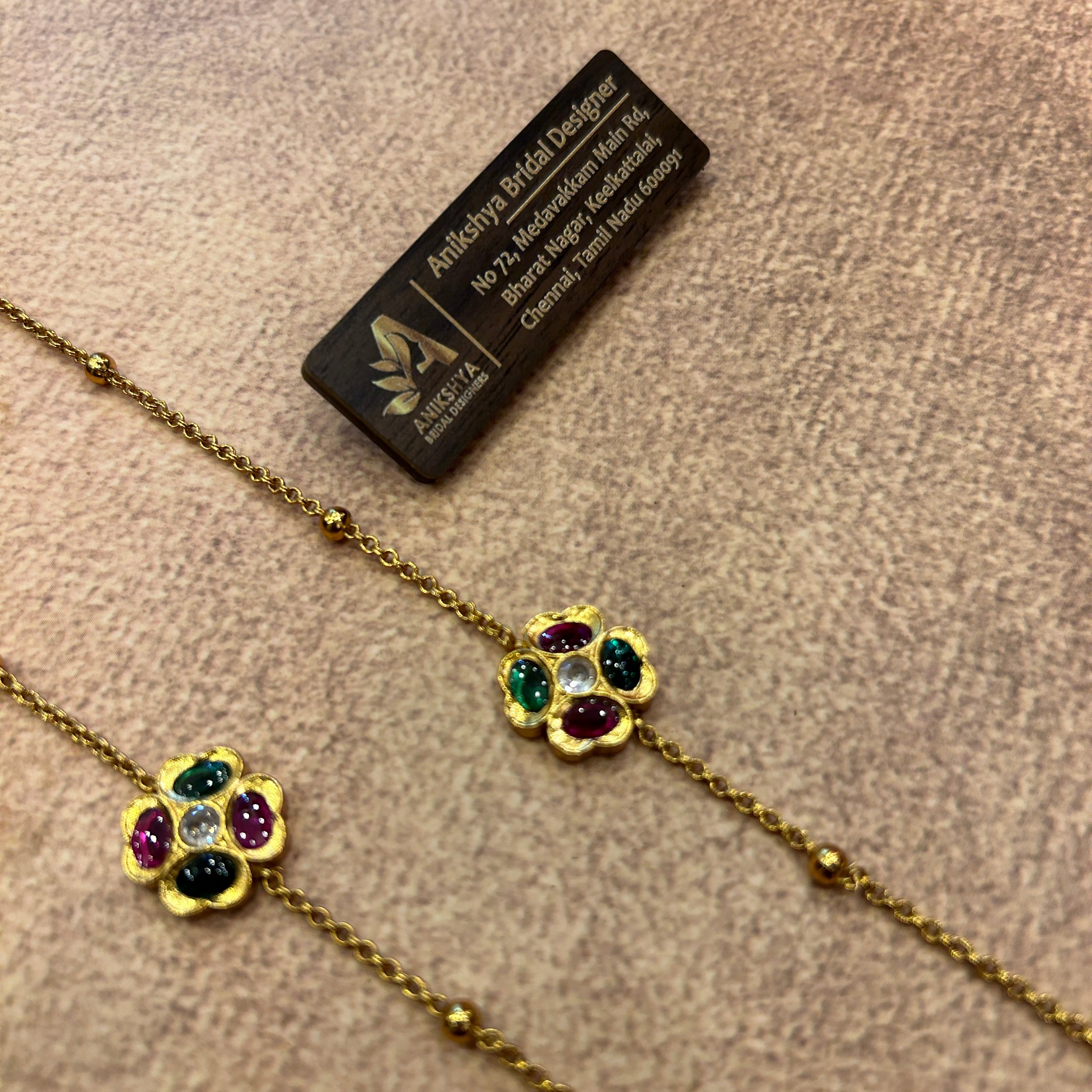Mithra Multi color Anklet