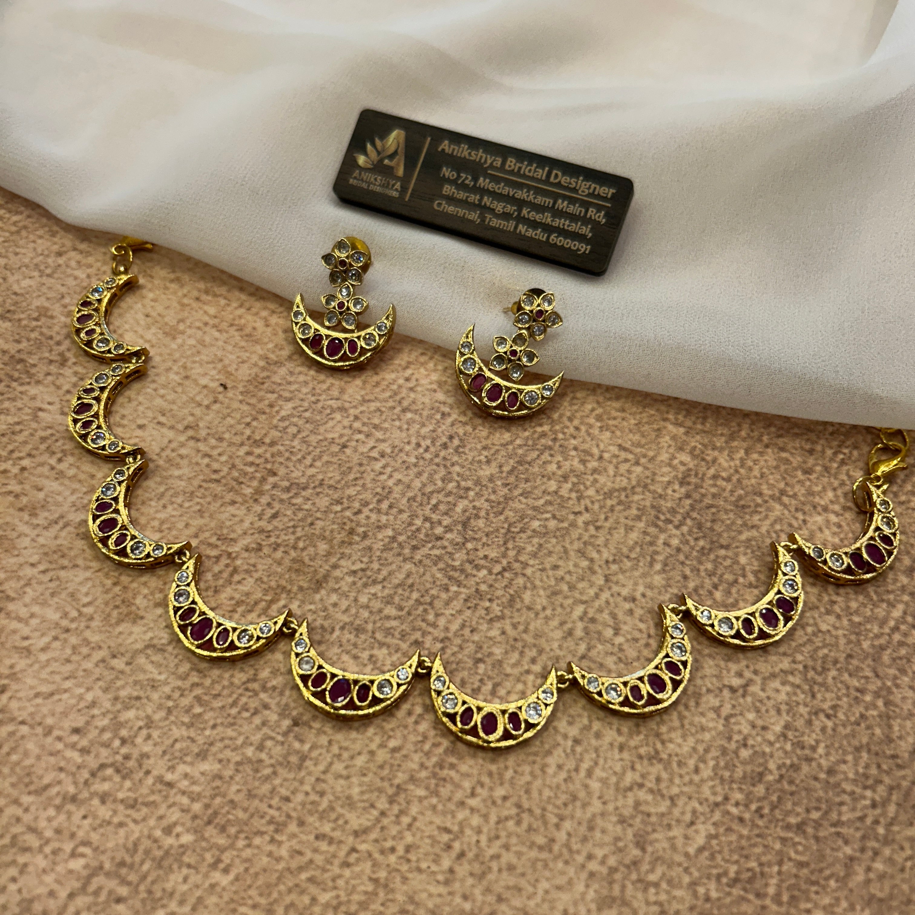 Chandini Half moon necklace