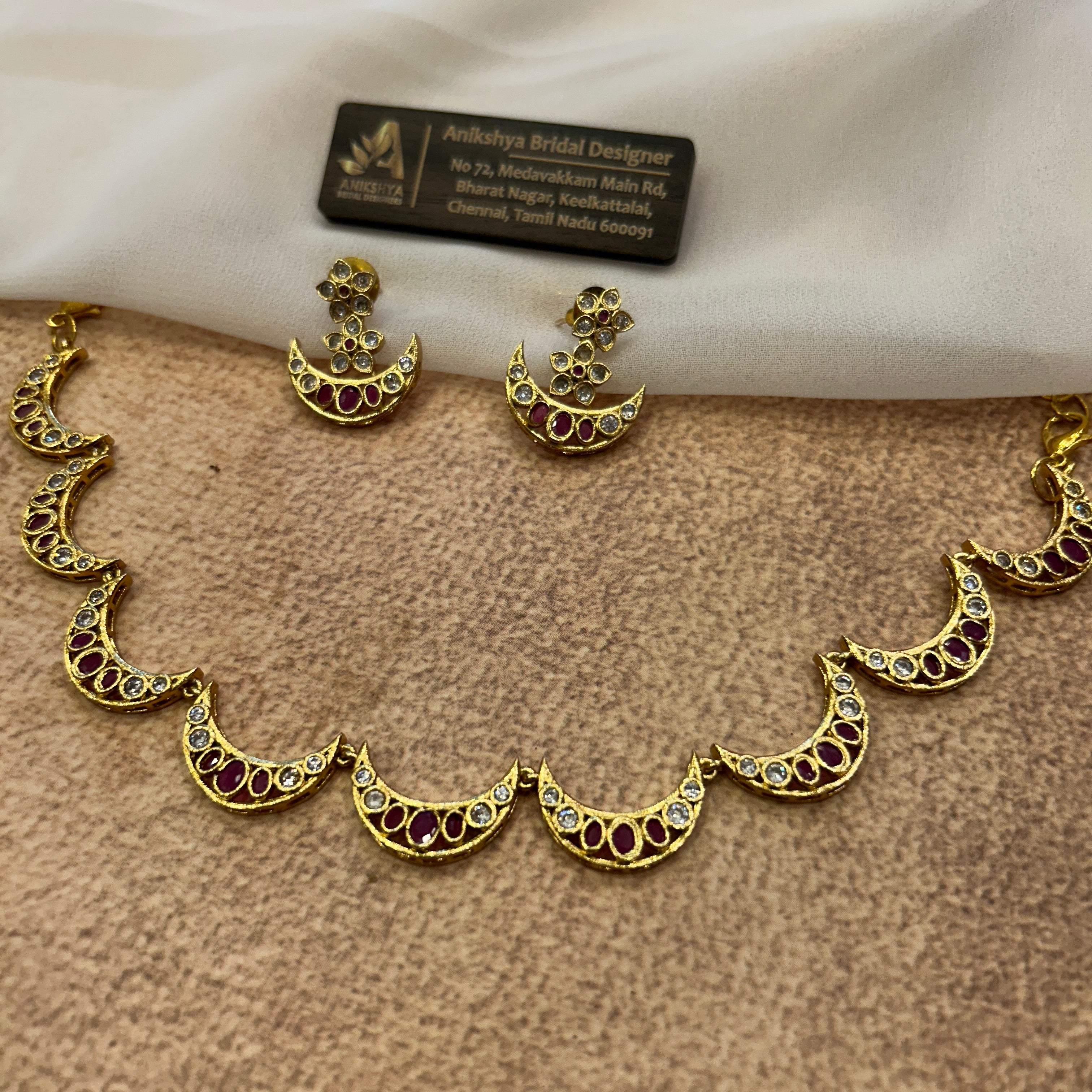 Chandini Half moon necklace