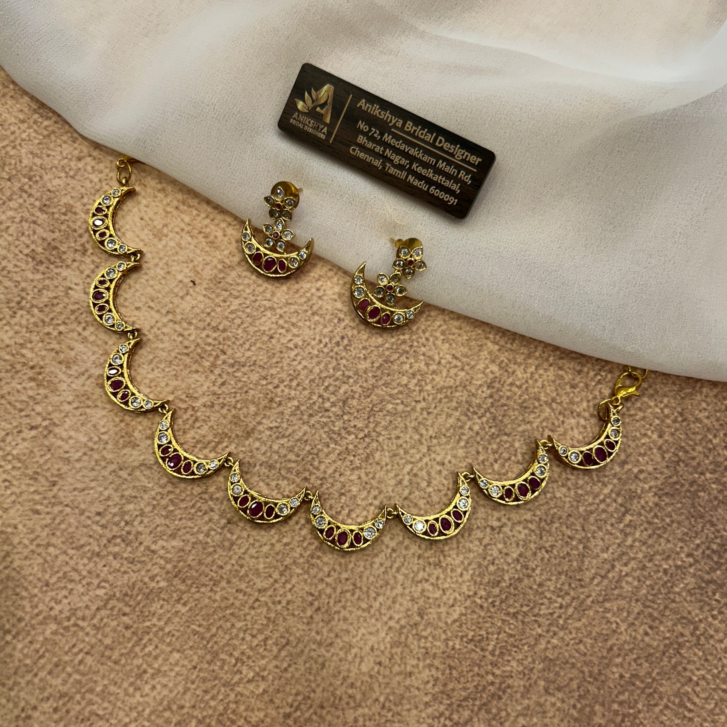 Chandini Half moon necklace
