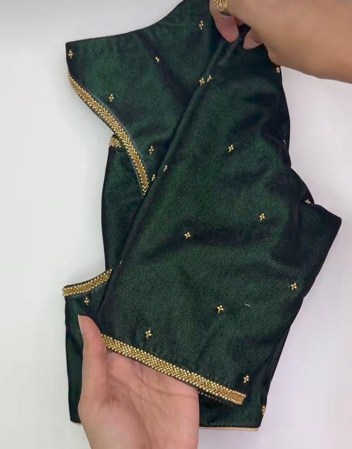 Bottle Green Blouse