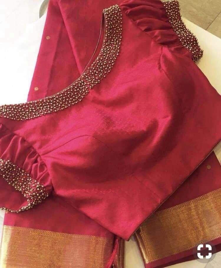 Red scattered Blouse