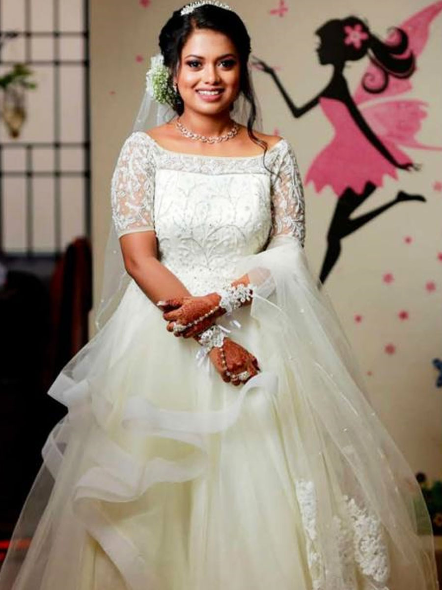 Anikshya Christian Wedding Gown