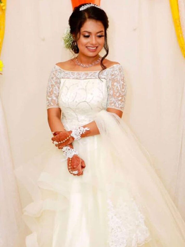 Anikshya Christian Wedding Gown