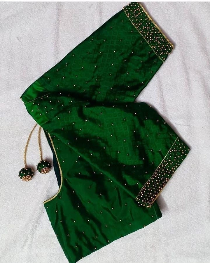Green Dots Blouse