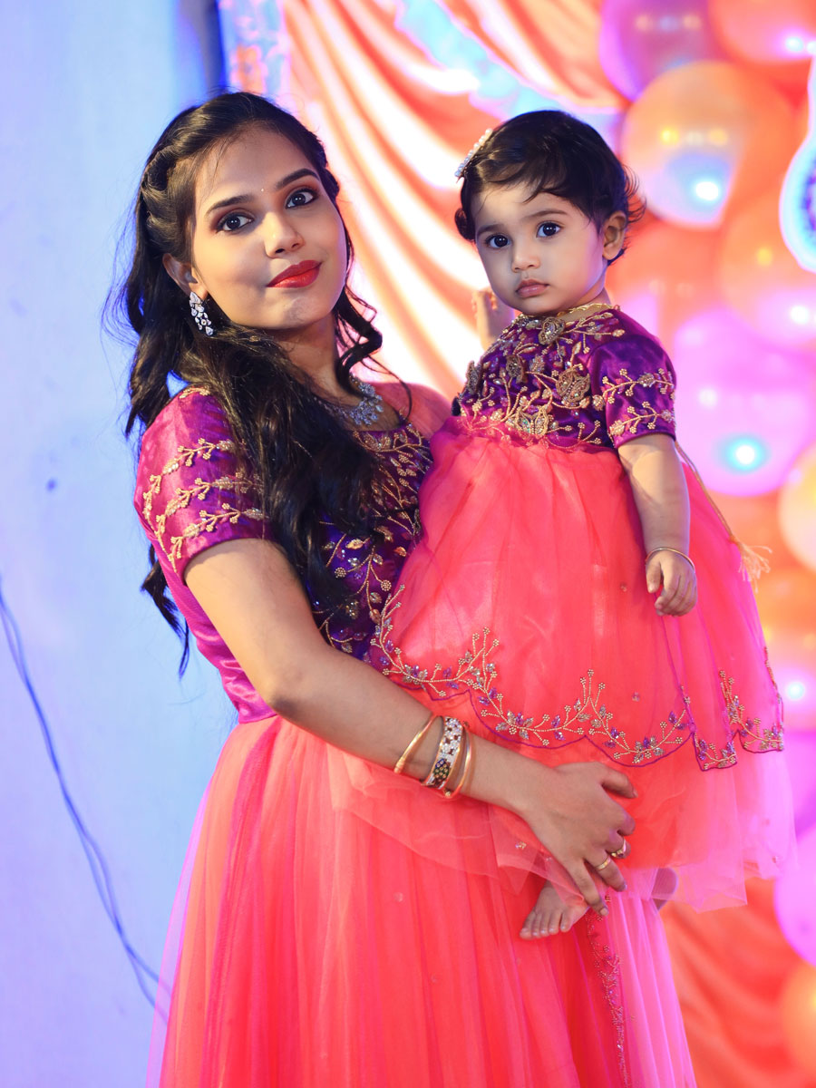 Anikshya Mom and Daughter Combo Party wear