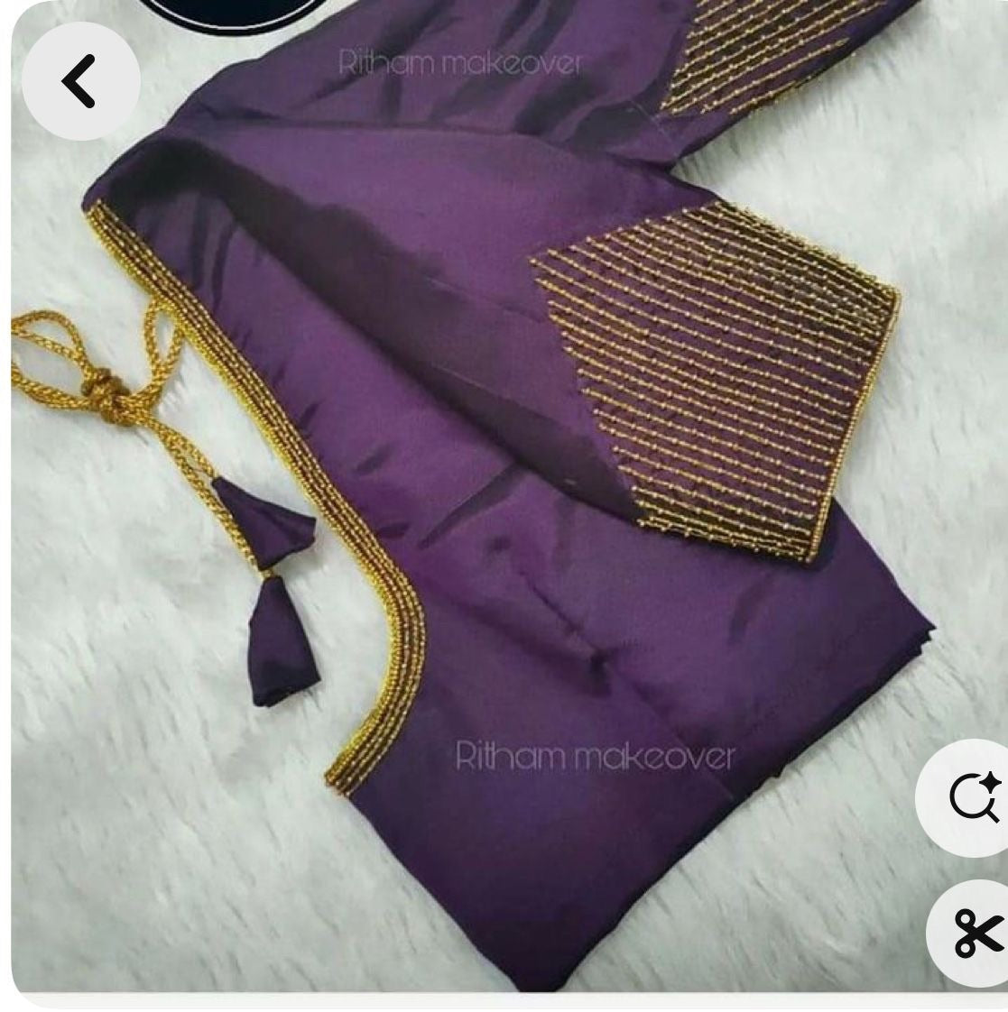 Purple Blouse Design